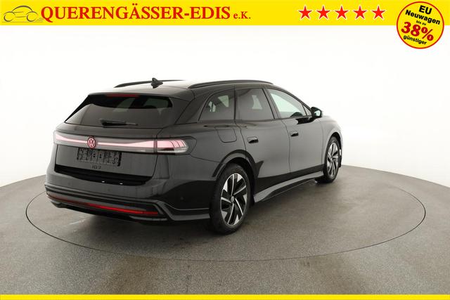 Volkswagen ID.7 Kombi Pro 210 kW Tourer Black, AHK, HuD, IQ.Light, IQ.Drive, AreaView, Side, Winter, 19-Zoll 