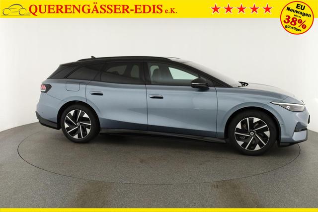 Volkswagen ID.7 Kombi Pro 210 kW Tourer Black, AHK, HuD, IQ.Light, IQ.Drive, AreaView, Side, Winter, 19-Zoll 