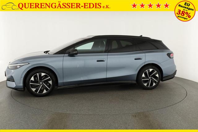 Volkswagen ID.7 Kombi Pro 210 kW Tourer Black, AHK, HuD, IQ.Light, IQ.Drive, AreaView, Side, Winter, 19-Zoll 