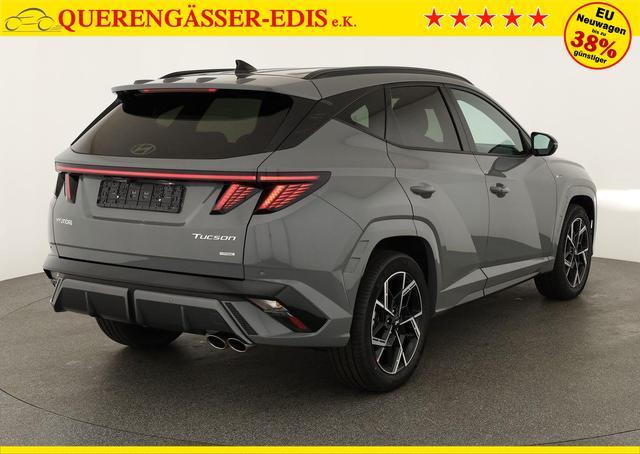 Hyundai TUCSON 1.6 T-GDI DCT 4WD N-LINE, AHK, el. Klappe, Teilleder, Navi, Kamera, ACC 