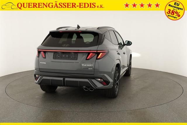 Hyundai TUCSON 1.6 T-GDI DCT 4WD N-LINE, AHK, el. Klappe, Teilleder, Navi, Kamera, ACC 