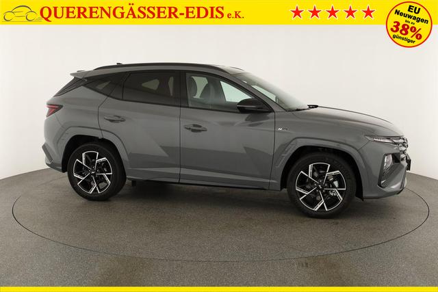 Hyundai TUCSON 1.6 T-GDI DCT 4WD N-LINE, AHK, el. Klappe, Teilleder, Navi, Kamera, ACC 
