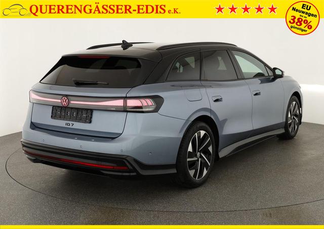 Volkswagen ID.7 Kombi Pro 210 kW Tourer Black, AHK, HuD, IQ.Light, IQ.Drive, AreaView, Side, Winter, 19-Zoll 
