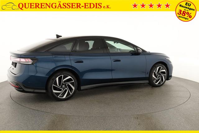 Volkswagen ID.7 Pro Black, AHK, HuD, IQ.Light, IQ.Drive, AreaView, Side, Winter, 20-Zoll 