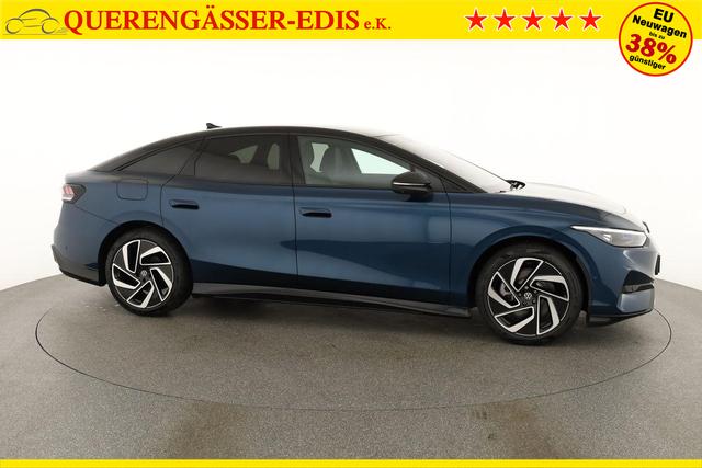 Volkswagen ID.7 Pro Black, AHK, HuD, IQ.Light, IQ.Drive, AreaView, Side, Winter, 20-Zoll 