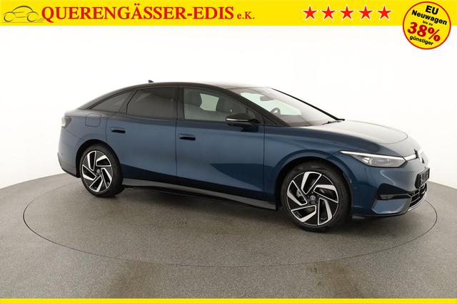 Volkswagen ID.7 Pro Black, AHK, HuD, IQ.Light, IQ.Drive, AreaView, Side, Winter, 20-Zoll 