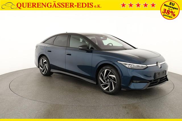 Volkswagen ID.7 Pro Black, AHK, HuD, IQ.Light, IQ.Drive, AreaView, Side, Winter, 20-Zoll 