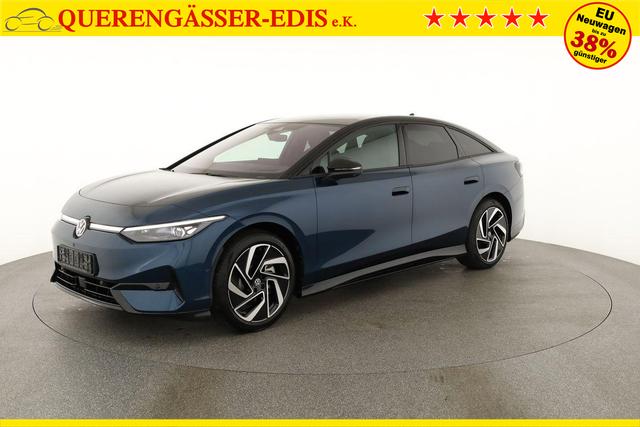 Volkswagen ID.7 Pro Black, AHK, HuD, IQ.Light, IQ.Drive, AreaView, Side, Winter, 20-Zoll 