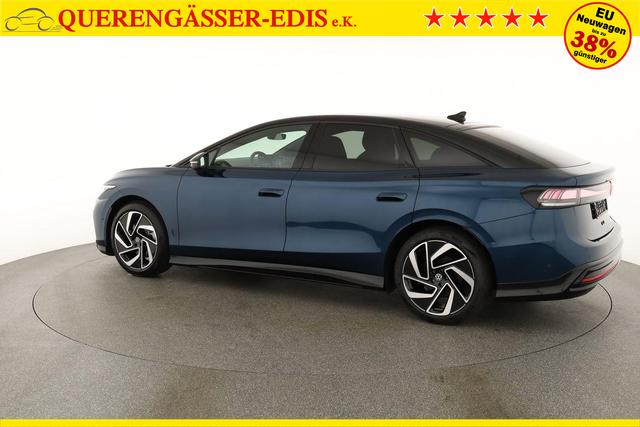 Volkswagen ID.7 Pro Black, AHK, HuD, IQ.Light, IQ.Drive, AreaView, Side, Winter, 20-Zoll 