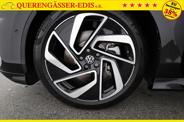 Volkswagen ID.7 Pro Black, AHK, HuD, IQ.Light, IQ.Drive, AreaView, Side, Winter, 20-Zoll 