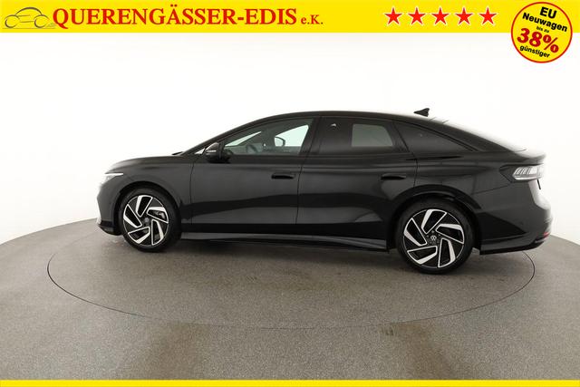 Volkswagen ID.7 Pro Black, AHK, HuD, IQ.Light, IQ.Drive, AreaView, Side, Winter, 20-Zoll 