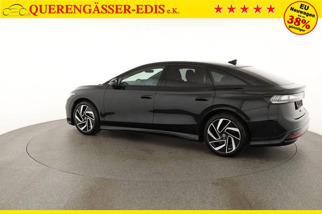 Volkswagen ID.7 Pro Black, AHK, HuD, IQ.Light, IQ.Drive, AreaView, Side, Winter, 20-Zoll 