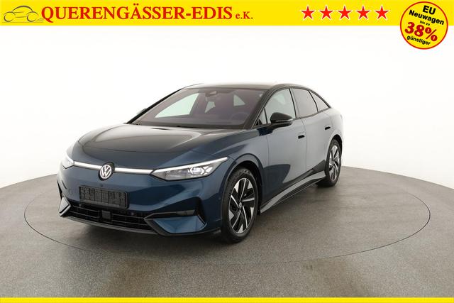 Volkswagen ID.7 Pro Black, AHK, HuD, IQ.Light, IQ.Drive, AreaView, Side, Winter, 19-Zoll 