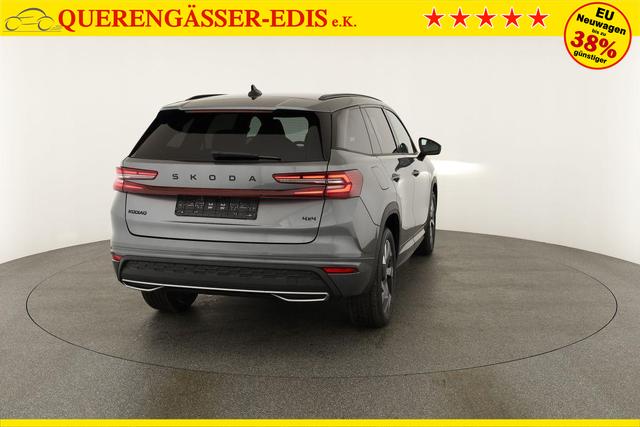 Skoda Kodiaq 2.0 TSI 150 kW 4x4 Sportline DSG Sportline, 7-Sitzer, AHK, Navi, Matrix, Side, Kamera, Winter, 19-Zoll, 4 J.-Garantie 