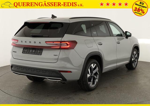 Skoda Kodiaq 2.0 TDI 142 kW 4x4 Sportline DSG Sportline, Pano, AHK, Navi, Matrix, el. Klappe, Side, Winter, 19-Zoll, 4 J.-Garantie 