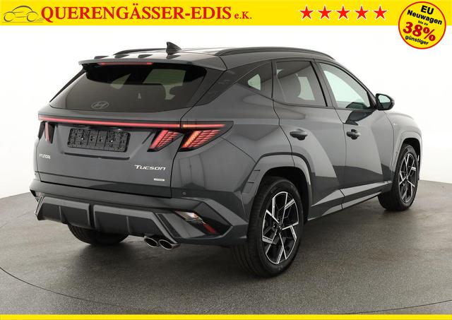 Hyundai TUCSON 1.6 T-GDI DCT 4WD N-LINE, AHK, el. Klappe, Teilleder, Navi, Kamera, ACC 