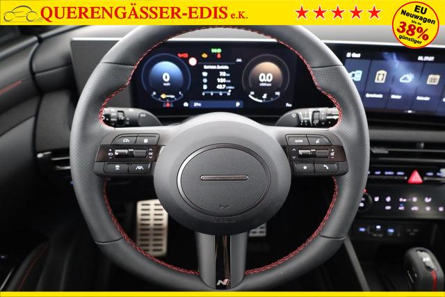 Hyundai TUCSON 1.6 T-GDI DCT 4WD N-LINE, AHK, el. Klappe, Teilleder, Navi, Kamera, ACC 