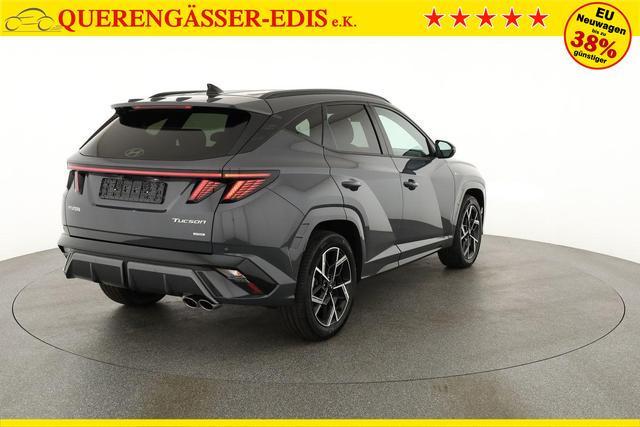 Hyundai TUCSON 1.6 T-GDI DCT 4WD N-LINE, AHK, el. Klappe, Teilleder, Navi, Kamera, ACC 