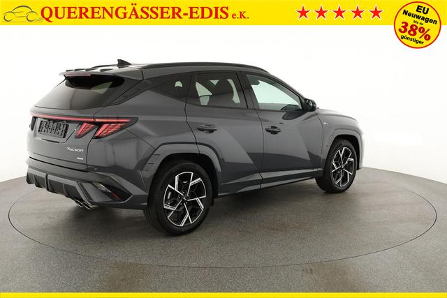 Hyundai TUCSON 1.6 T-GDI DCT 4WD N-LINE, AHK, el. Klappe, Teilleder, Navi, Kamera, ACC 
