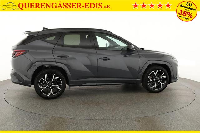 Hyundai TUCSON 1.6 T-GDI DCT 4WD N-LINE, AHK, el. Klappe, Teilleder, Navi, Kamera, ACC 