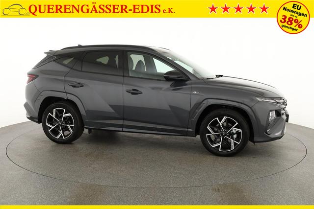 Hyundai TUCSON 1.6 T-GDI DCT 4WD N-LINE, AHK, el. Klappe, Teilleder, Navi, Kamera, ACC 