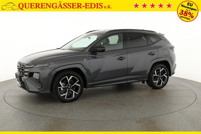 Hyundai TUCSON 1.6 T-GDI DCT 4WD N-LINE, AHK, el. Klappe, Teilleder, Navi, Kamera, ACC 