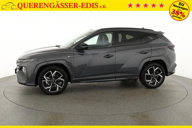Hyundai TUCSON 1.6 T-GDI DCT 4WD N-LINE, AHK, el. Klappe, Teilleder, Navi, Kamera, ACC 