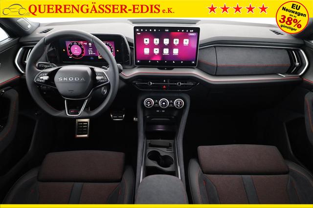 Skoda Kodiaq 2.0 TSI 195 kW 4x4 RS DSG RS, AHK, Navi, Matrix, Canton, Side, FS-beheizbar, el. Klappe, Kamera, 20-Zoll, 5 J.-Garantie 