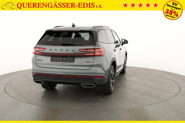 Skoda Kodiaq 2.0 TSI 195 kW 4x4 RS DSG RS, AHK, Navi, Matrix, Canton, Side, FS-beheizbar, el. Klappe, Kamera, 20-Zoll, 5 J.-Garantie 