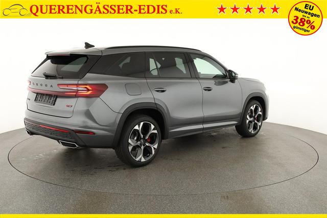 Skoda Kodiaq 2.0 TSI 195 kW 4x4 RS DSG RS, AHK, Navi, Matrix, Canton, Side, FS-beheizbar, el. Klappe, Kamera, 20-Zoll, 5 J.-Garantie 