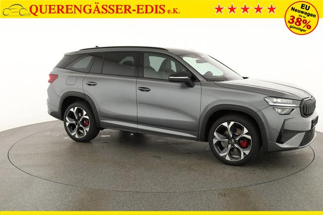 Skoda Kodiaq 2.0 TSI 195 kW 4x4 RS DSG RS, AHK, Navi, Matrix, Canton, Side, FS-beheizbar, el. Klappe, Kamera, 20-Zoll, 5 J.-Garantie 