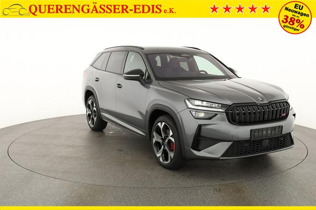 Skoda Kodiaq 2.0 TSI 195 kW 4x4 RS DSG RS, AHK, Navi, Matrix, Canton, Side, FS-beheizbar, el. Klappe, Kamera, 20-Zoll, 5 J.-Garantie 