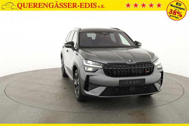 Skoda Kodiaq 2.0 TSI 195 kW 4x4 RS DSG RS, AHK, Navi, Matrix, Canton, Side, FS-beheizbar, el. Klappe, Kamera, 20-Zoll, 5 J.-Garantie 