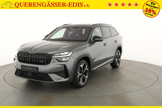 Skoda Kodiaq 2.0 TSI 195 kW 4x4 RS DSG RS, AHK, Navi, Matrix, Canton, Side, FS-beheizbar, el. Klappe, Kamera, 20-Zoll, 5 J.-Garantie 