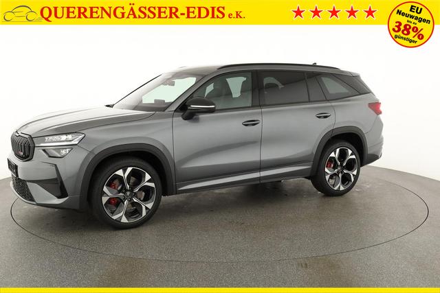 Skoda Kodiaq 2.0 TSI 195 kW 4x4 RS DSG RS, AHK, Navi, Matrix, Canton, Side, FS-beheizbar, el. Klappe, Kamera, 20-Zoll, 5 J.-Garantie 