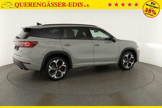 Skoda Kodiaq 2.0 TSI 195 kW 4x4 RS DSG RS, AHK, Navi, Matrix, Canton, Side, FS-beheizbar, el. Klappe, Kamera, 20-Zoll, 5 J.-Garantie 