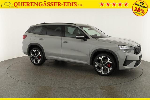 Skoda Kodiaq 2.0 TSI 195 kW 4x4 RS DSG RS, AHK, Navi, Matrix, Canton, Side, FS-beheizbar, el. Klappe, Kamera, 20-Zoll, 5 J.-Garantie 