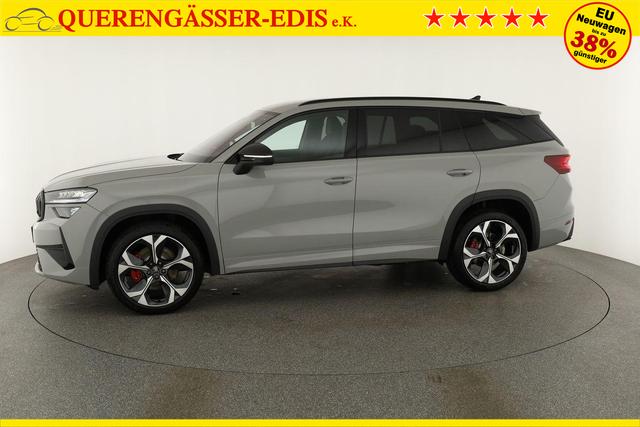 Skoda Kodiaq 2.0 TSI 195 kW 4x4 RS DSG RS, AHK, Navi, Matrix, Canton, Side, FS-beheizbar, el. Klappe, Kamera, 20-Zoll, 5 J.-Garantie 