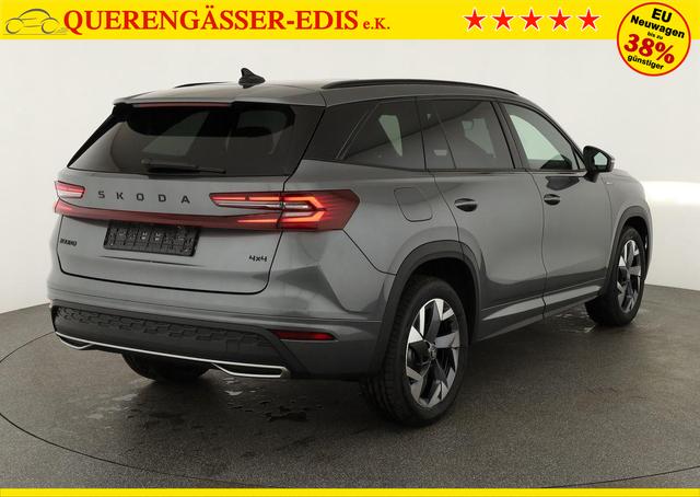 Skoda Kodiaq 2.0 TSI 150 kW 4x4 Sportline DSG Sportline, Pano, AHK, Navi, Matrix, Canton, Side, FS-beheizbar, el. Klappe, Kamera, 19-Zoll, 5 J.-Garantie 