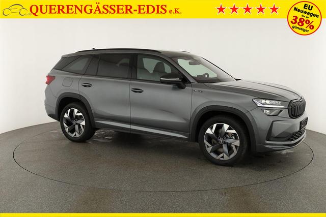Skoda Kodiaq 2.0 TSI 150 kW 4x4 Sportline DSG Sportline, Pano, AHK, Navi, Matrix, Canton, Side, FS-beheizbar, el. Klappe, Kamera, 19-Zoll, 5 J.-Garantie 