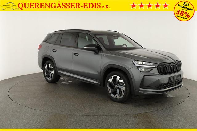Skoda Kodiaq 2.0 TSI 150 kW 4x4 Sportline DSG Sportline, Pano, AHK, Navi, Matrix, Canton, Side, FS-beheizbar, el. Klappe, Kamera, 19-Zoll, 5 J.-Garantie 