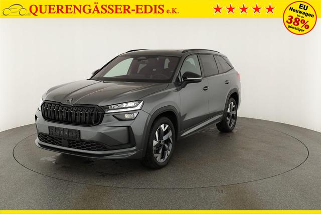 Skoda Kodiaq 2.0 TSI 150 kW 4x4 Sportline DSG Sportline, Pano, AHK, Navi, Matrix, Canton, Side, FS-beheizbar, el. Klappe, Kamera, 19-Zoll, 5 J.-Garantie 