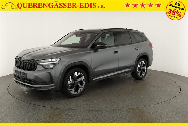 Skoda Kodiaq 2.0 TSI 150 kW 4x4 Sportline DSG Sportline, Pano, AHK, Navi, Matrix, Canton, Side, FS-beheizbar, el. Klappe, Kamera, 19-Zoll, 5 J.-Garantie 