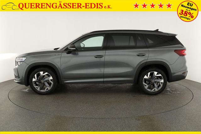 Skoda Kodiaq 2.0 TSI 150 kW 4x4 Sportline DSG Sportline, Pano, AHK, Navi, Matrix, Canton, Side, FS-beheizbar, el. Klappe, Kamera, 19-Zoll, 5 J.-Garantie 