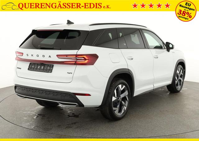 Skoda Kodiaq 2.0 TSI 150 kW 4x4 Sportline DSG Sportline, Pano, AHK, Navi, Matrix, Canton, Side, FS-beheizbar, el. Klappe, Kamera, 19-Zoll, 5 J.-Garantie 