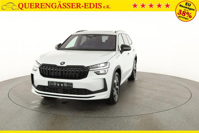Skoda Kodiaq 2.0 TSI 150 kW 4x4 Sportline DSG Sportline, Pano, AHK, Navi, Matrix, Canton, Side, FS-beheizbar, el. Klappe, Kamera, 19-Zoll, 5 J.-Garantie 