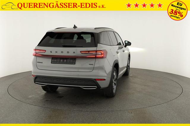 Skoda Kodiaq 2.0 TSI 150 kW 4x4 Sportline DSG Sportline, Pano, AHK, Navi, Matrix, Canton, Side, FS-beheizbar, el. Klappe, Kamera, 19-Zoll, 5 J.-Garantie 