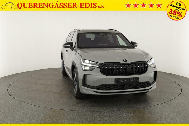 Skoda Kodiaq 2.0 TSI 150 kW 4x4 Sportline DSG Sportline, Pano, AHK, Navi, Matrix, Canton, Side, FS-beheizbar, el. Klappe, Kamera, 19-Zoll, 5 J.-Garantie 