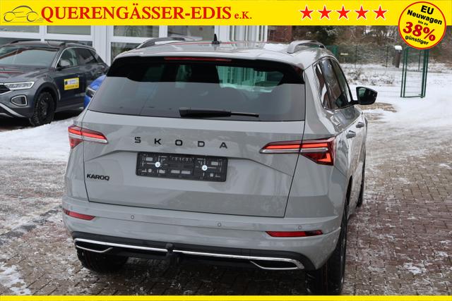 Skoda Karoq 1.5TSI DSG "Sportline" *AHK*el. Heckk.*Matrix*SHZ v+h*LKH*FSH* 
