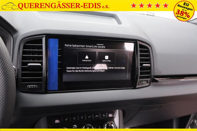 Skoda Karoq 1.5TSI DSG "Sportline" *AHK*el. Heckk.*Matrix*SHZ v+h*LKH*FSH* 